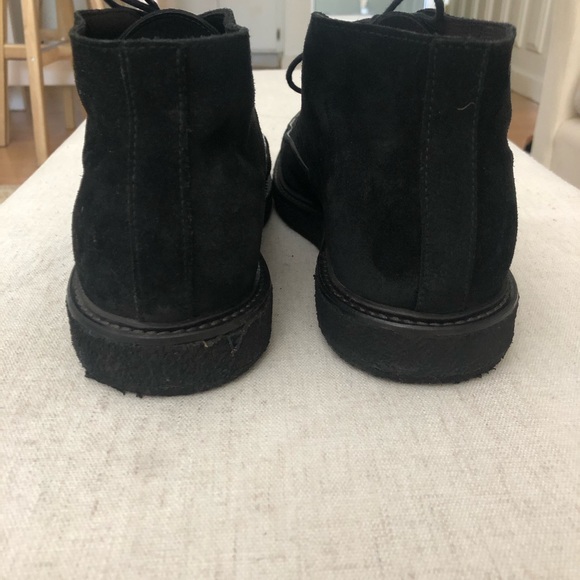 AllSaints Lark Creeper Boots in Black Suede - Picture 4 of 6